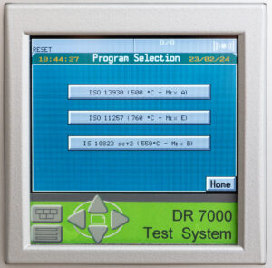 DR 7000 screen